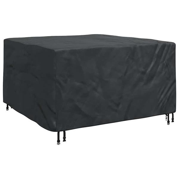 Grote foto vidaxl hoes voor tuinmeubelen zwart 150 x 150 x 75 cm 210d tuin en terras tuinmeubelen