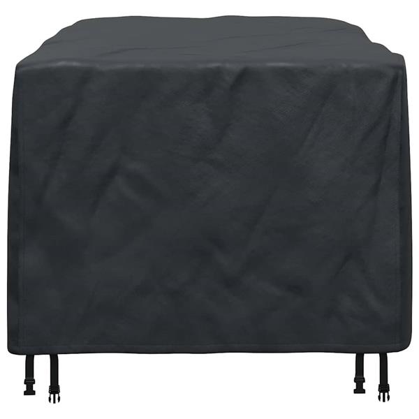 Grote foto vidaxl hoes voor tuinmeubelen zwart 160 x 100 x 70 cm 600d tuin en terras tuinmeubelen