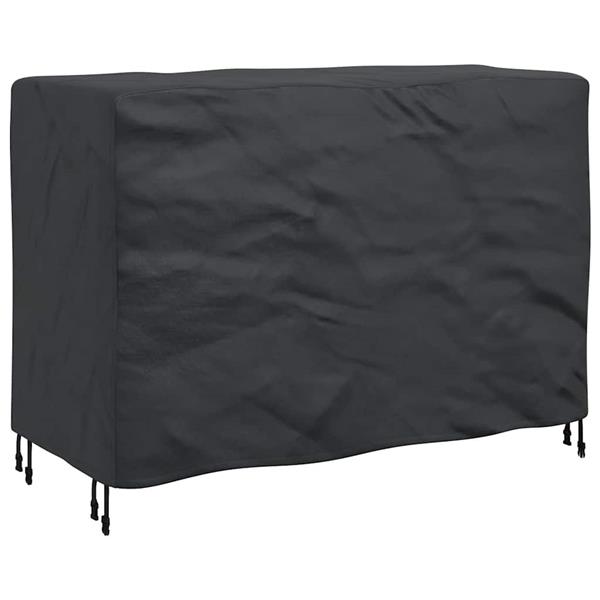Grote foto vidaxl hoes voor tuinmeubelen zwart 140 x 70 x 90 cm 210d tuin en terras tuinmeubelen