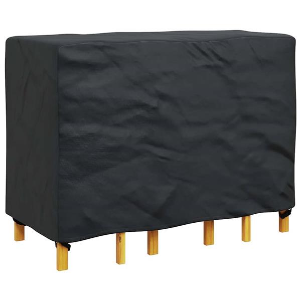 Grote foto vidaxl hoes voor tuinmeubelen zwart 140 x 70 x 90 cm 210d tuin en terras tuinmeubelen