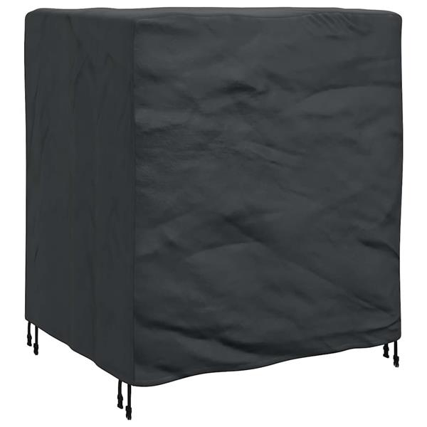 Grote foto vidaxl hoes voor tuinmeubelen zwart 116 x 100 x 120 cm 600d tuin en terras tuinmeubelen