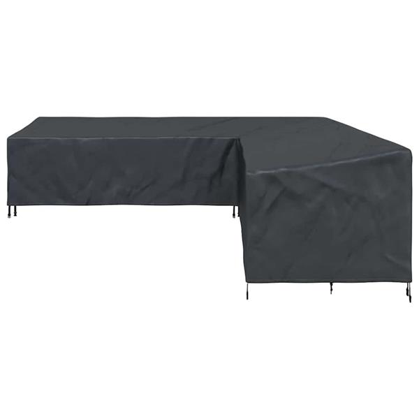 Grote foto vidaxl hoes voor tuinmeubelen zwart 300 x 300 x 80 cm 420d oxford stof tuin en terras tuinmeubelen