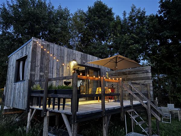 Grote foto tiny huisje kot op wielen huren vakantie belgi