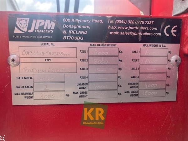 Grote foto jpm tandem loader 64951 agrarisch aanhangwagens