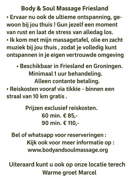 Grote foto body soul massage friesland beauty en gezondheid massage