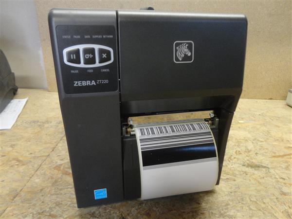 Grote foto zebra zt220 thermisch transfer label printer usb network 203dpi computers en software printers