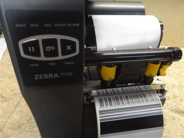 Grote foto zebra zt220 thermisch transfer label printer usb network 203dpi computers en software printers