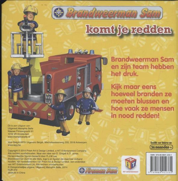 Grote foto brandweerman sam komt je redden brandweerman sam boeken jeugd 13 jaar en ouder