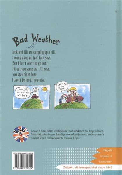 Grote foto bad weather leesleeuw boeken jeugd 13 jaar en ouder