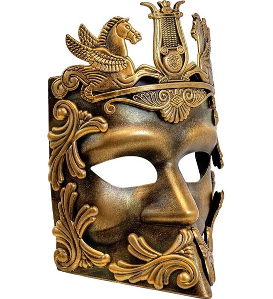 Grote foto masker grieks romeins goud verzamelen overige verzamelingen