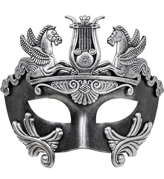 Grote foto oogmasker grieks romeins zilver verzamelen overige verzamelingen