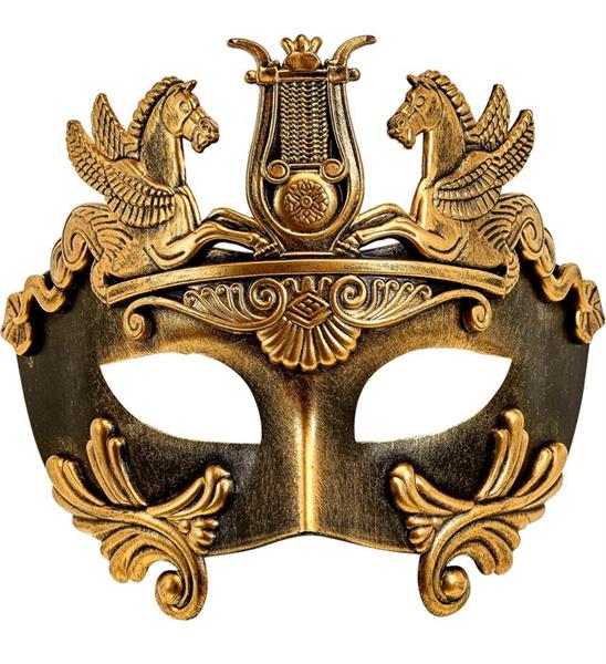 Grote foto oogmasker grieks romeins goud verzamelen overige verzamelingen