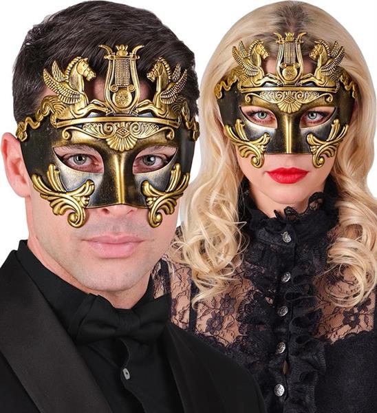 Grote foto oogmasker grieks romeins goud verzamelen overige verzamelingen
