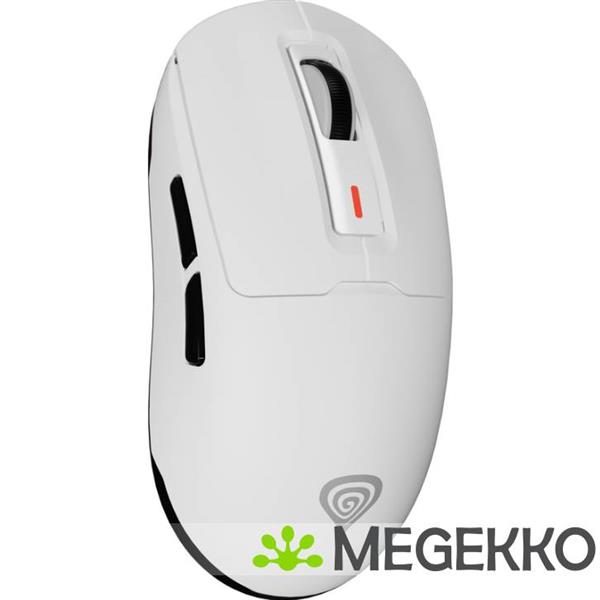 Grote foto genesis nmg 2192 zircon 660 gaming muis rechtshandig rf wireless bluetooth usb type a wit computers en software overige computers en software