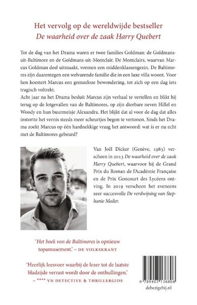 Grote foto het boek van de baltimores marcus goldman series 2 boeken overige boeken