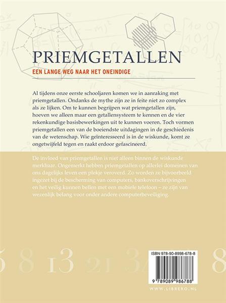Grote foto priemgetallen boeken wetenschap