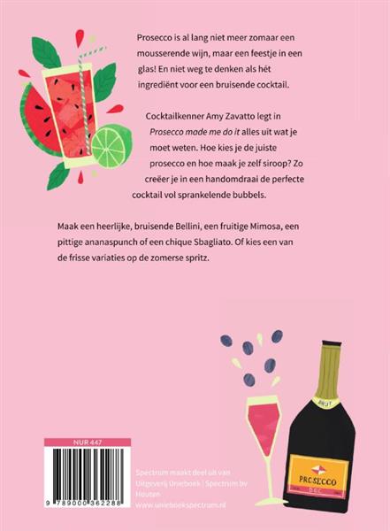 Grote foto prosecco made me do it boeken kookboeken
