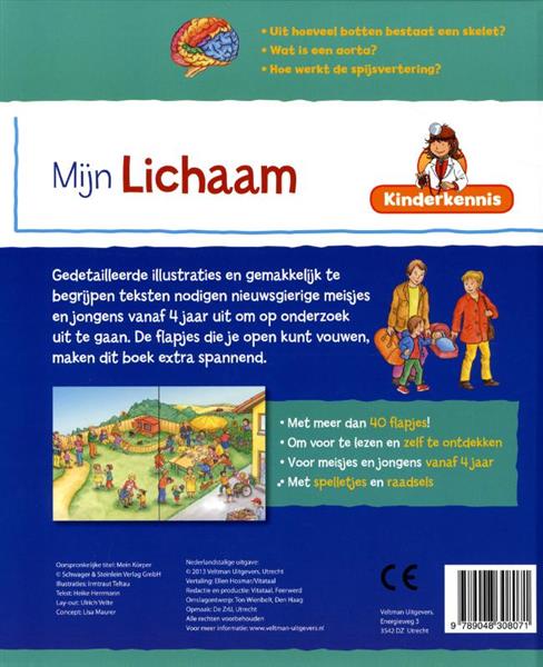 Grote foto kinderkennis mijn lichaam kinderkennis boeken jeugd 13 jaar en ouder