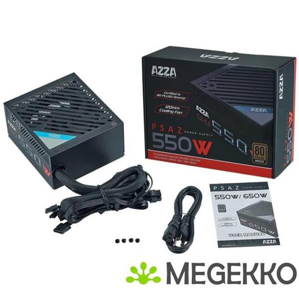 Grote foto azza psaz 550w power supply unit zwart computers en software overige