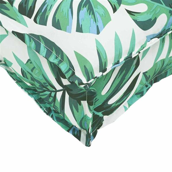Grote foto vidaxl palet kussen floral bladpatroon 180 x 40 x 8 cm oxford stof huis en inrichting woningdecoratie