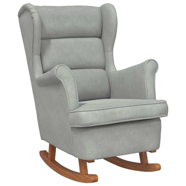 Grote foto vidaxl schommelstoel 71 x 92 x 100 cm 100 polyester multiplex huis en inrichting stoelen