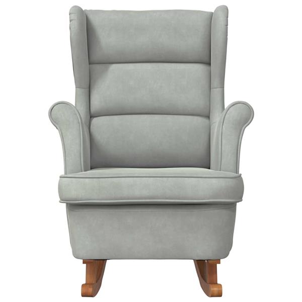 Grote foto vidaxl schommelstoel 71 x 92 x 100 cm 100 polyester multiplex huis en inrichting stoelen