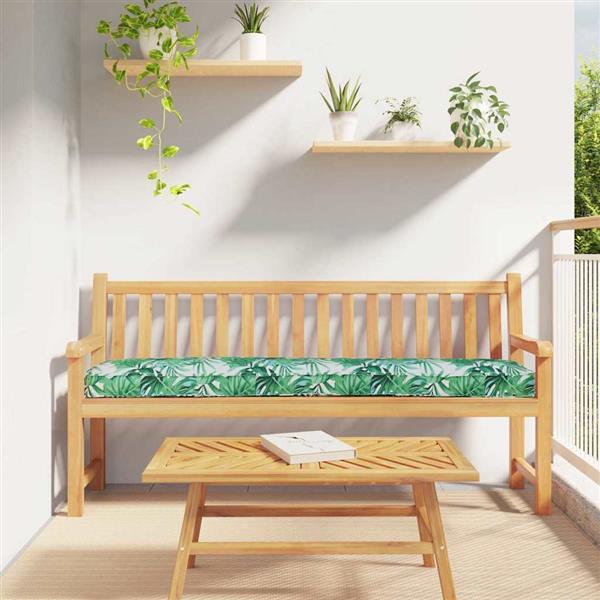 Grote foto vidaxl palet kussen floral bladpatroon 180 x 40 x 8 cm oxford stof huis en inrichting woningdecoratie
