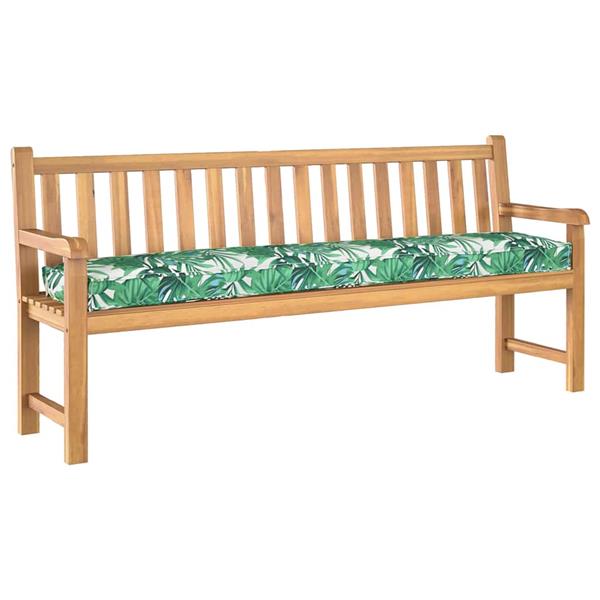 Grote foto vidaxl palet kussen floral bladpatroon 180 x 40 x 8 cm oxford stof huis en inrichting woningdecoratie