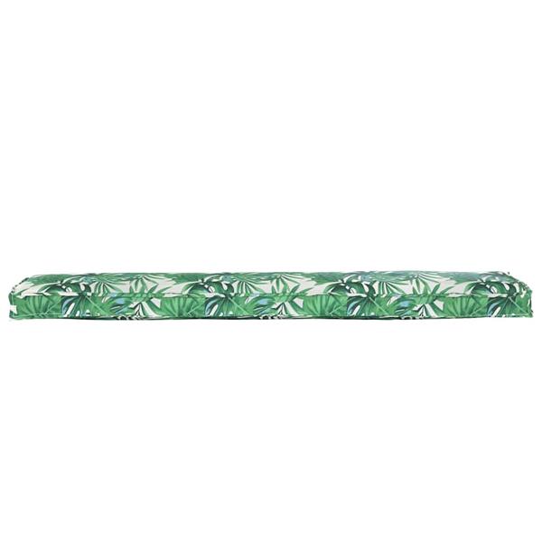 Grote foto vidaxl palet kussen floral bladpatroon 180 x 40 x 8 cm oxford stof huis en inrichting woningdecoratie