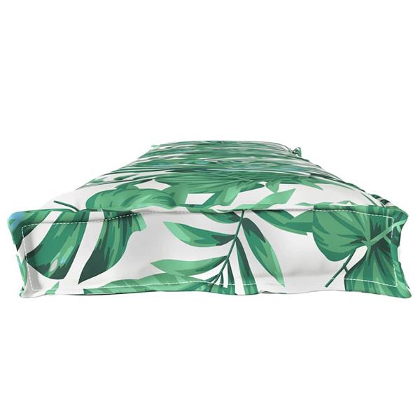 Grote foto vidaxl palet kussen floral bladpatroon 180 x 40 x 8 cm oxford stof huis en inrichting woningdecoratie