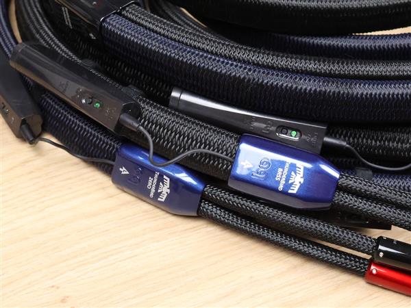 Grote foto audioquest thunderbird biwire combo highend audio speaker cables 3 0 metre audio tv en foto onderdelen en accessoires