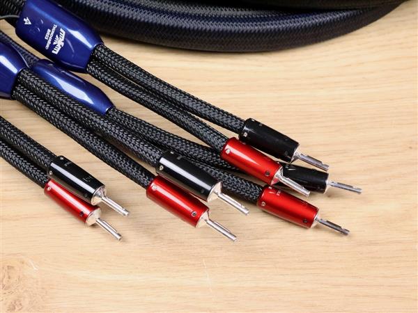 Grote foto audioquest thunderbird biwire combo highend audio speaker cables 3 0 metre audio tv en foto onderdelen en accessoires