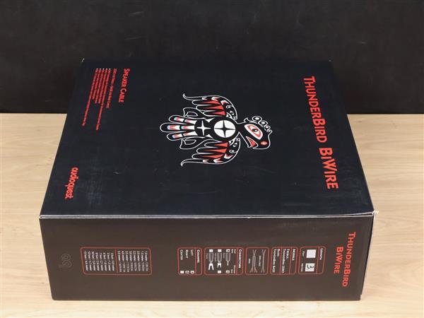 Grote foto audioquest thunderbird biwire combo highend audio speaker cables 3 0 metre audio tv en foto onderdelen en accessoires