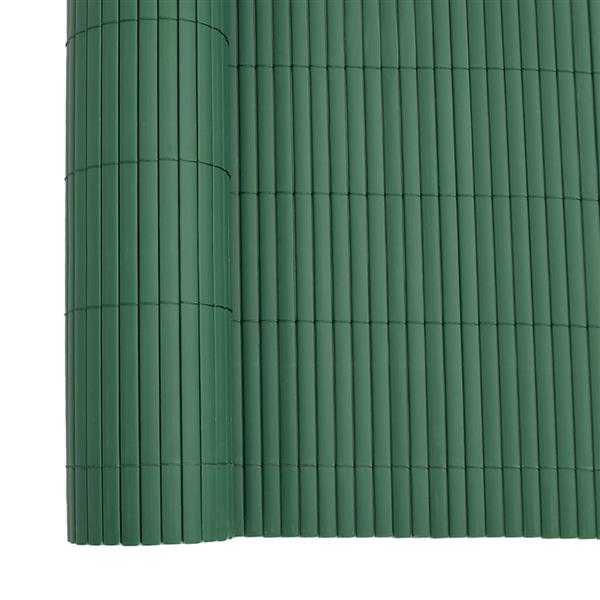 Grote foto vidaxl tuinhek dubbelzijdig groen 1 8x5 m pvc tuin en terras hekken en schuttingen