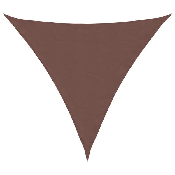 Grote foto vidaxl zonneschermdoek bruin 2x2x2 m 100 polyester oxford tuin en terras overige tuin en terras