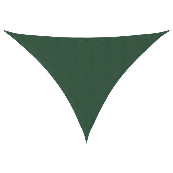 Grote foto vidaxl schaduwdoek donkergroen 7x5x5 m 100 polyester oxford tuin en terras overige tuin en terras