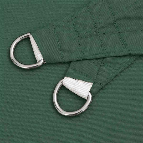 Grote foto vidaxl schaduwdoek donkergroen 7x5x5 m 100 polyester oxford tuin en terras overige tuin en terras