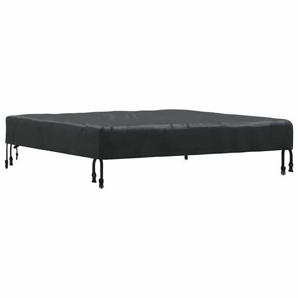 Grote foto vidaxl hoes voor tuinmeubelen 112 x 112 x 15 cm 600d oxford stof tuin en terras tuinmeubelen