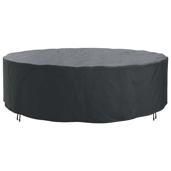 Grote foto vidaxl hoes voor tuinmeubelen zwart 320 x 320 x 71 cm 420d stof tuin en terras tuinmeubelen