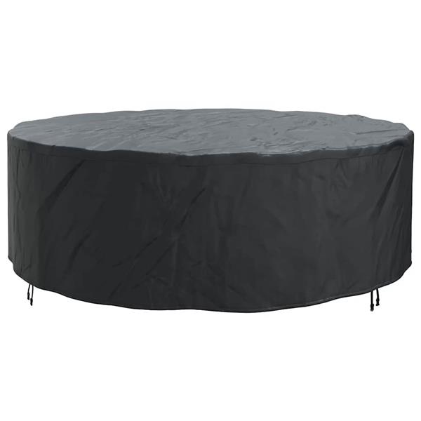 Grote foto vidaxl hoes voor tuinmeubelen zwart 279 x 279 x 105 cm 210d stof tuin en terras tuinmeubelen