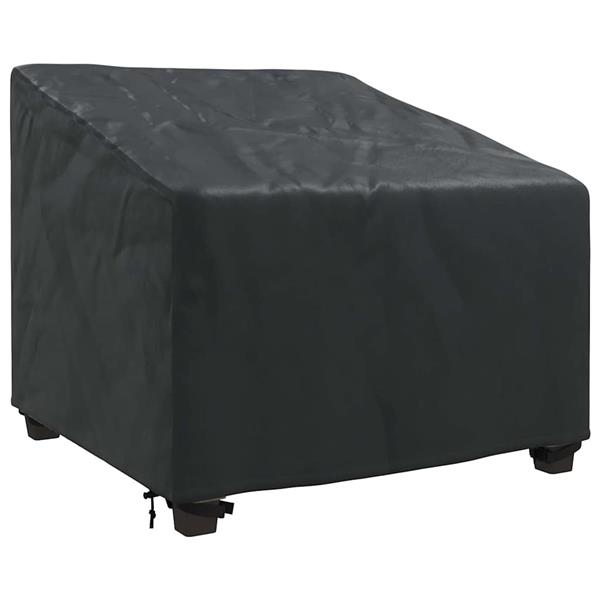 Grote foto vidaxl tuinstoelhoes zwart 90 x 90 x 50 75 cm 420d stof tuin en terras tuinmeubelen