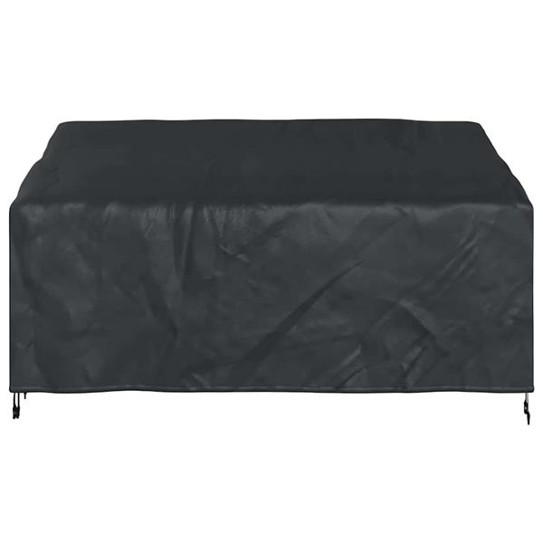 Grote foto vidaxl tuinbankhoes zwart 185 x 85 x 65 94 cm 420d stof tuin en terras tuinmeubelen