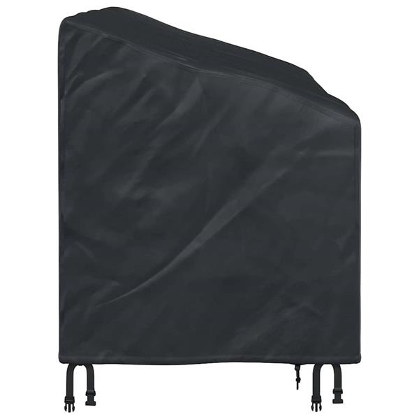 Grote foto vidaxl tuinbankhoes zwart 185 x 85 x 65 94 cm 420d stof tuin en terras tuinmeubelen