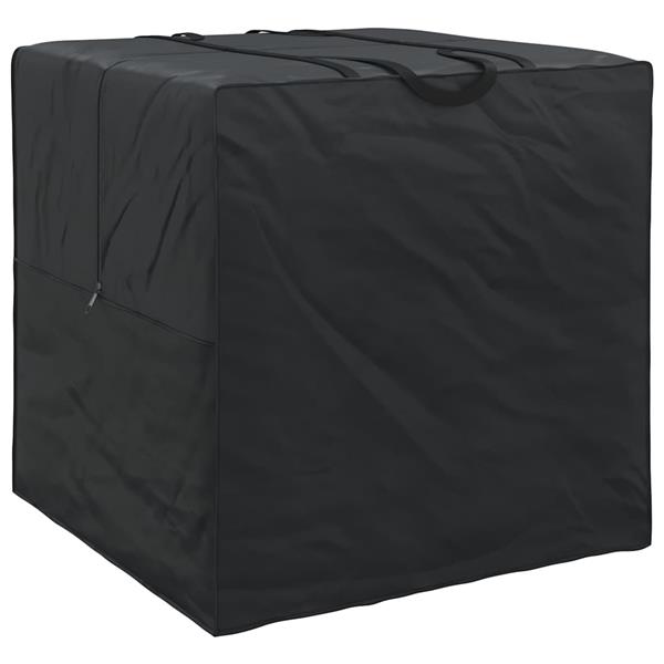 Grote foto vidaxl buitent opslagtas zwart 90 x 90 x 90 cm 600d stof tuin en terras tuinmeubelen