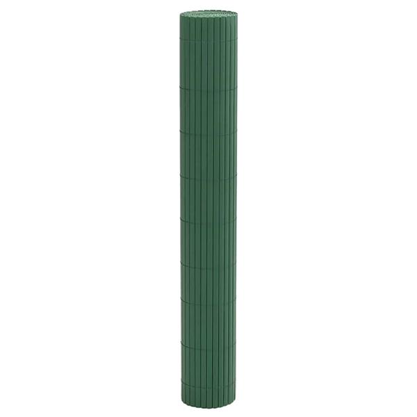 Grote foto vidaxl tuinhek dubbelzijdig groen 1 8x5 m pvc tuin en terras hekken en schuttingen