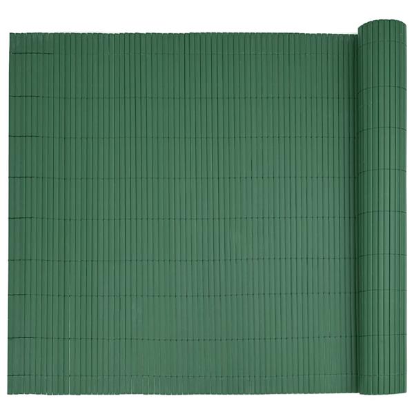 Grote foto vidaxl tuinhek dubbelzijdig groen 1 8x5 m pvc tuin en terras hekken en schuttingen