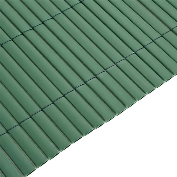 Grote foto vidaxl tuinhek dubbelzijdig groen 1 8x5 m pvc tuin en terras hekken en schuttingen