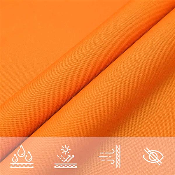 Grote foto vidaxl zonneschermdoek oranje 7x5x5 m 100 polyester oxford tuin en terras overige tuin en terras