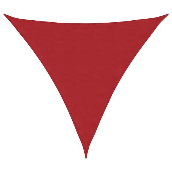 Grote foto vidaxl zonnezeil rood 2x2x2 m 100 polyester oxford tuin en terras overige tuin en terras