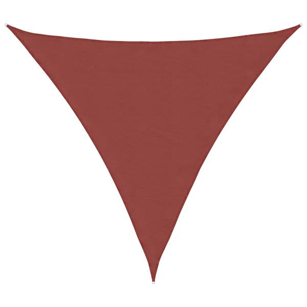 Grote foto vidaxl zonneschermzeil terracotta 2x2x2 m 100 polyester oxford tuin en terras overige tuin en terras